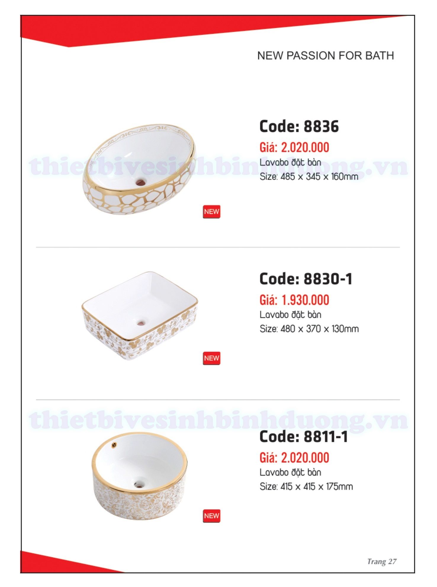 Lavabo sứ cao cấp Kassani 8811-1